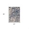 Homeroots 2 x 3 ft. Navy Abstract Indoor & Outdoor Scatter Area Rug 396141 - alternate 5